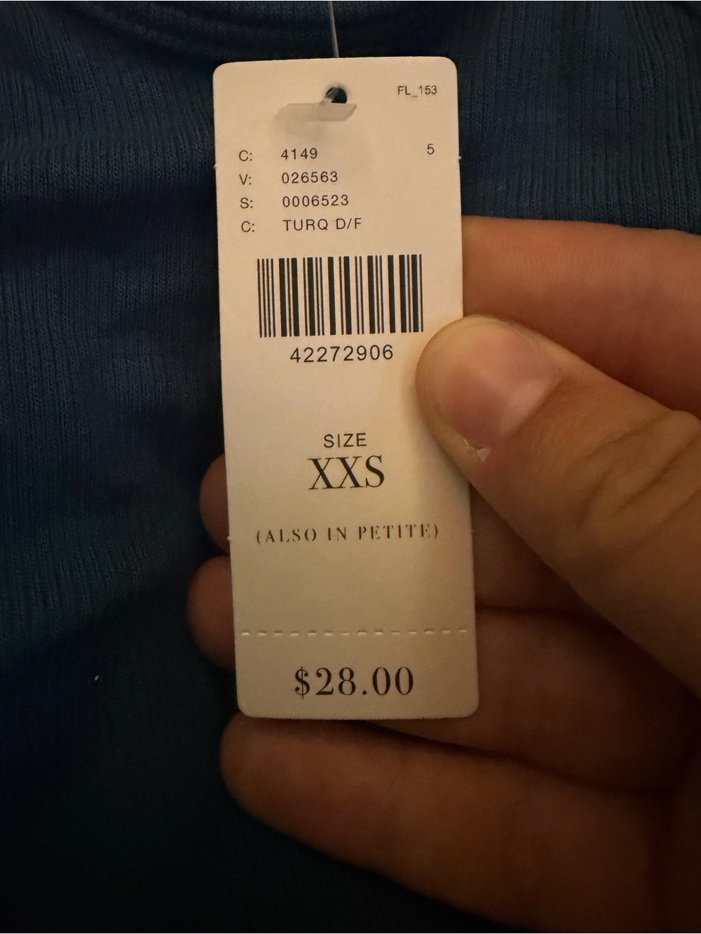 NWT Anthropologie Lilka Teal Ribbed High-Neck Tank Top - Picture 6 of 11